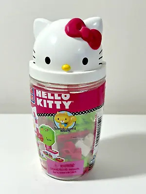 Sanrio Hello Kitty 10957 Mega Bloks Cup 67 PCs +Figure Screw Top 2014 Mega Brand • $7.95