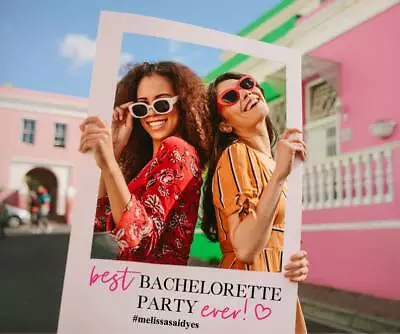 $89 • Buy Hens Party SELFIE FRAME Instagram/Facebook Social Media Printed + Delivered