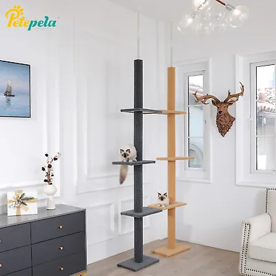 $50.99 • Buy Floor-to-Ceiling Cat Tree Tower Scratching Post Scratcher Condo House Bed Toys