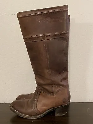 Frye Jane Knee High Boots Brown Size 7 • $50