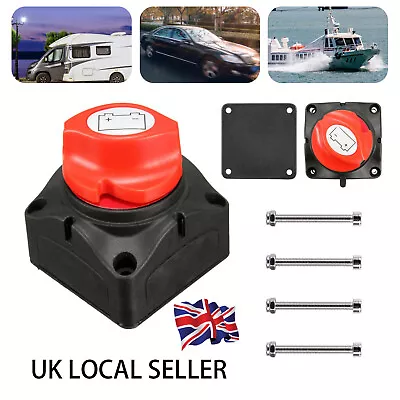 12V 275A Battery Switch Isolator Cut Off Kill For Knob Marine Boat Camper Truck • £7.59