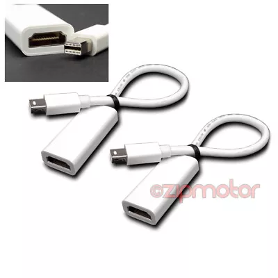 2x Mini Displayport/thunderbolt To Hdmi Adapters Apple Macbook Air Pro Mac Imac • $8.29
