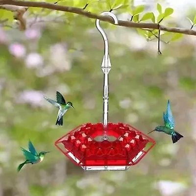 Sherem Sweety Hummingbird Feeder Outdoor Hanging Plastic Hummingbird Feeders • $11.99