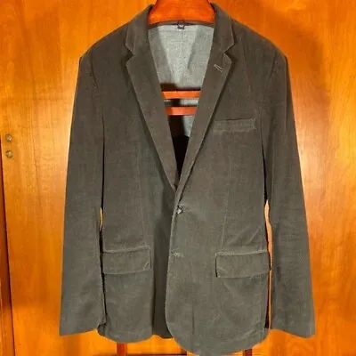 J. Crew Sport Coat L Blazer Corduroy Green • $35