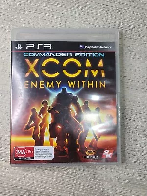XCOM: Enemy Within Commander Edition - Sony Playstation 3 PS3 Game - With Manual • $17.95