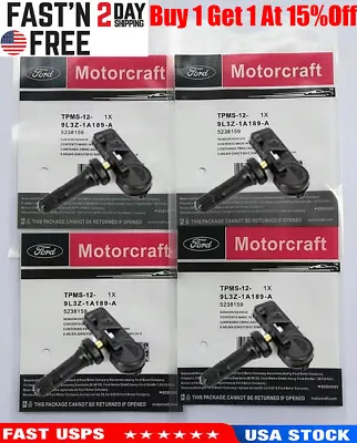 4Pcs MOTORCRAFT 9L3Z1A189A TPMS Tire Pressure Monitoring Sensor For LINCOLN FORD • $36.99