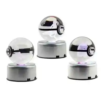 3D Pokemon Crystal Ball Medium Lamp LED Night Colour Light (BUY 4 GET 1 FREE) • $59.35