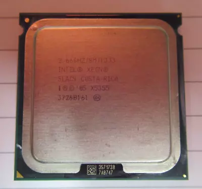 Intel Xeon SLAC4 X5355 Quad-Core 2.66GHz 1333MHz FSB 8MB L2 LGA771 Processor • £18