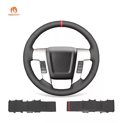 MEWANT Artificial Leather Non-slip Steering Wheel Wrap For Ford F-150 2009-2014 • $25.25