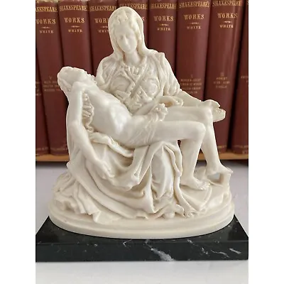 Vintage • 7  Alabaster  Pieta • A. Giannetti • Product Of F.A.R.O. Italy • £72.34