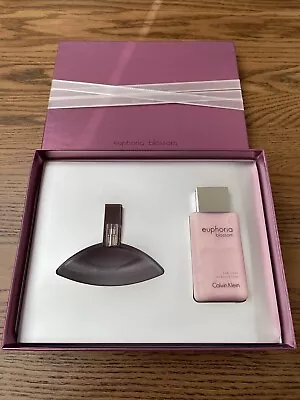 Calvin Klein Euphoria Blossom 50ml EDT And Body Lotion 100ml Gift Set • £85