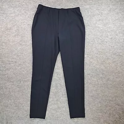 J Jill Pants Womens Medium Blue Pull On Ponte Leggings Stretch Career Casual • $29.98