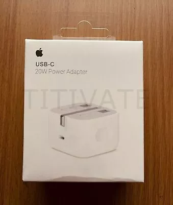 £15.24 • Buy Genuine IPhone 14 13 12 11 Pro Max 20W USB-C Power Adapter PD Plug Fast Charger