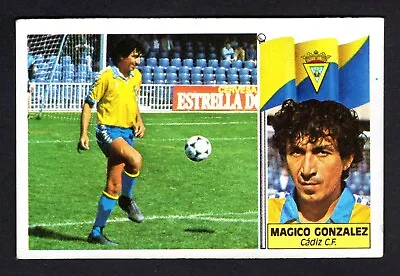 Jorge Magico Gonzalez - Cadiz Cf 1986-87 Card Liga Este Panini 86/87 Recovered • $90