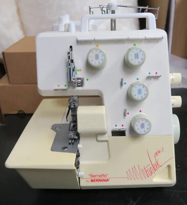 $225 • Buy Bernette Bernina 004-D Funlock Portable Overlock Serger Sewing Machine + Manual