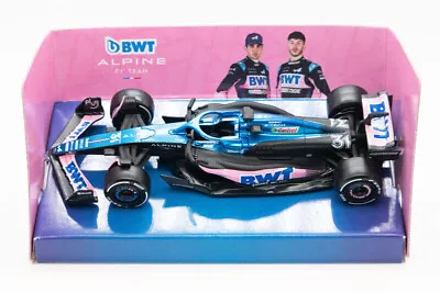 Bburago 1:43 F1 2023 BWT Alpine A523 #31 Esteban Ocon Model Car NEW IN BOX • $30.78