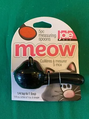 Joie Kitchen Gadgets 067742-125002 Meow Cat Measuring Spoon Mixed Black/Whi... • £3.99