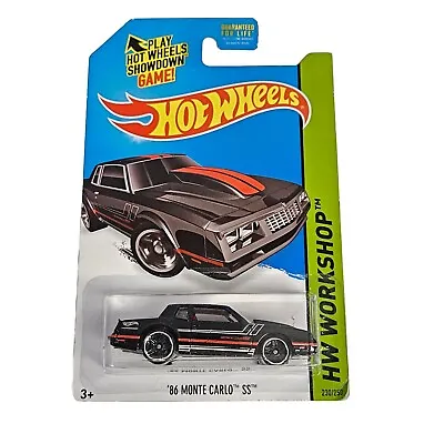 2015 Hot Wheels 86 MONTE CARLO SS Black 230/250 Muscle Mania (A7) • $7.95