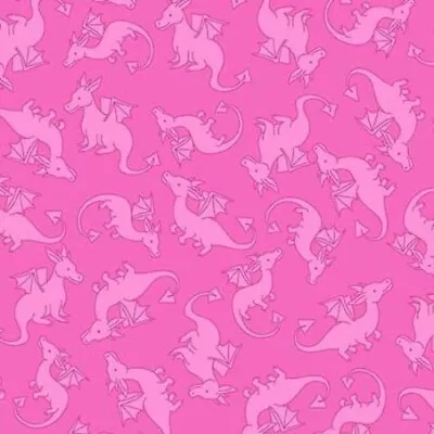 Dragons Rule Castle  Michael Miller  Cotton Fabric Fantasy Rose By The Yard   • $6.74