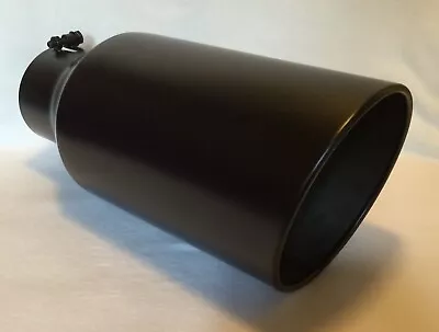 Ford Powerstroke 7.3l 5  Inlet 8  Outlet 18  Long Flat Black Diesel Exhaust Tip • $89.96