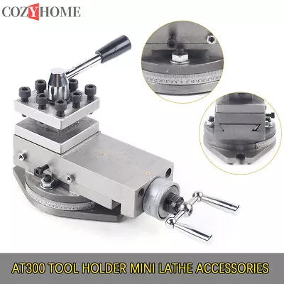 Metal Tool Holder Mini Lathe Set Accessories Metal Change Drill Lathe Assembly • $107.35