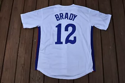 New! Tom Brady Montreal Expos White Baseball Jersey Men's XXL • $45