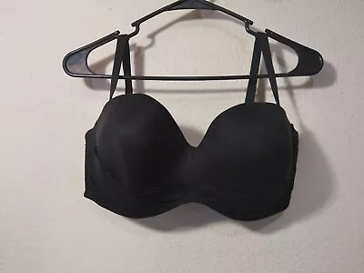 Victoria Secret SZ 36DDD Black / Lace Trim VGUC Please See Pics • $12.25