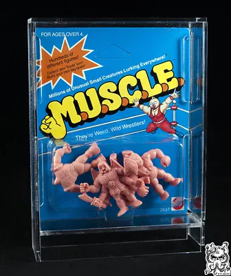 M.U.S.C.L.E Acrylic Display Case Box Muscle Men Toys Figures RETRO • $37