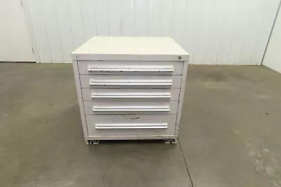 Stanley Vidmar Tool Cabinet 5 Drawer 28x30x30  White Repainted Lista Lyon • $529.99