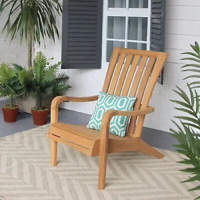 $275.96 • Buy Member's Mark Teak Adirondack Chair
