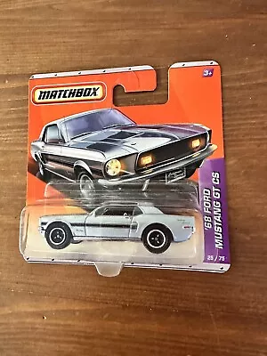 Matchbox '68 Ford Mustang GT CS Silver 2010 25/75 Sealed New • £8