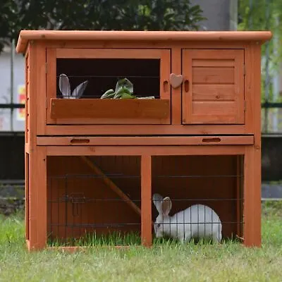 3ft Rabbit Hutch / Guinea Pig Run / Deluxe Pet Hutches / Ferret Cage Pets House • £59.99