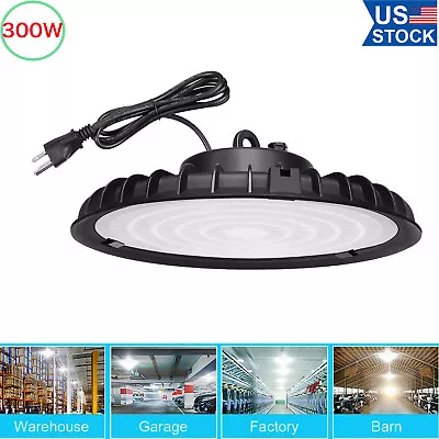 300W UFO Led High Bay Light Factory Warehouse Industrial Commercial Shop Light • $34.94