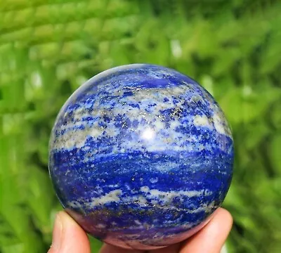 Blue Lapis Lazuli Crystal Sphere  Natural Blue Lapis Lazuli Crystal Ball 45mm+ • $15.99