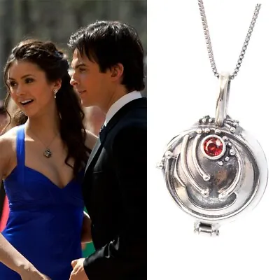 The Vampire Diaries Elena Pendant Necklace S925 Sterling Sliver 17  Chain • $70.20