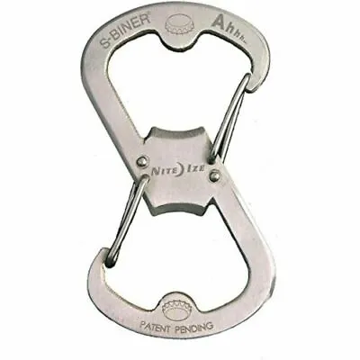 Nite Ize S-Biner Bottle Opener - Silver • $7.50