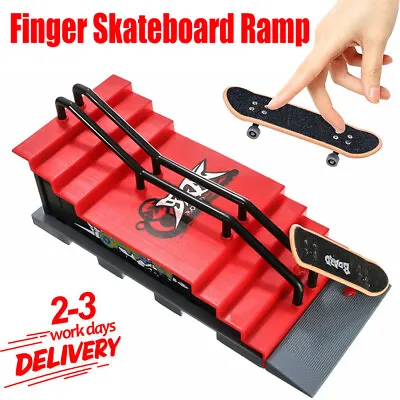 £10.90 • Buy Skate Park Ramp Kit Tech Deck Mini Fingerboard Finger Board Park Gifts For Kids