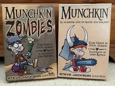 Used - Munchkin & Munchkin Zombies Games • $27