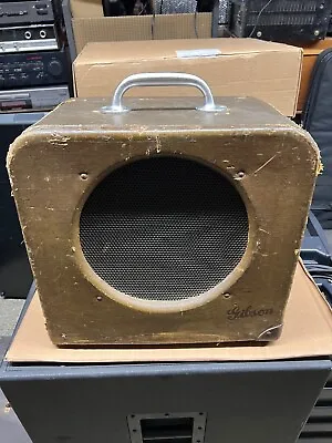 Vintage Gibson EH-125 Tube Amp 1941 Jensen A12 Field Coil Speaker • $649