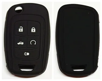 $8.99 • Buy Black Silicone 5 Buttons Flip Key Cover Suits Chevrolet Holden Vf Commodore