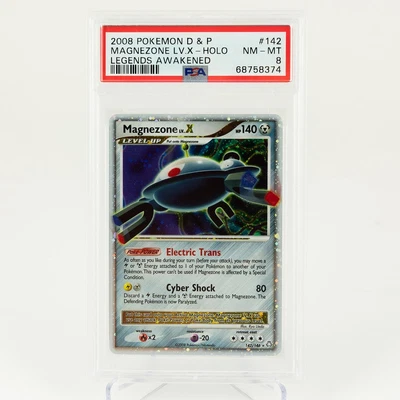 $10.50 • Buy 2008 Pokemon Diamond & Pearl Legends Awakened - Magnezone LV.X #DP30 Holo PSA 7