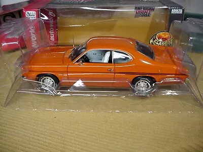 1/18 Autoworld 1970 Plymouth Duster Orange W/ White Interior 340 4 Speed MINT !! • $95