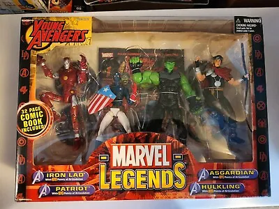 MARVEL LEGENDS Young Avengers TOYBIZ Hulkling Asgardian Patriot Iron Lad  Set • $150