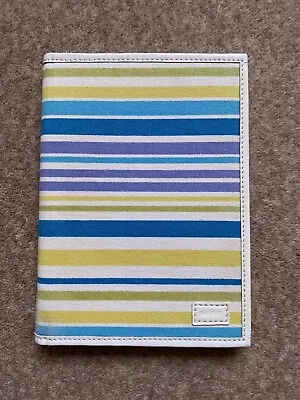 NEXT Address Book A5 Material (Canvas) Stripped NEW • £2