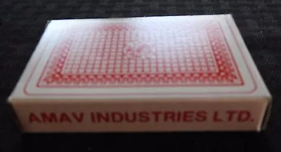 Vintage Amav  The Marked Deck  Magic Playing Cards W/instructions Hong Kong • $58.95