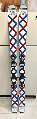 $49.99 • Buy Pair Of Line Sick Day Twin Tip All-Mountain 180cm Snow Skis + Look Bindings