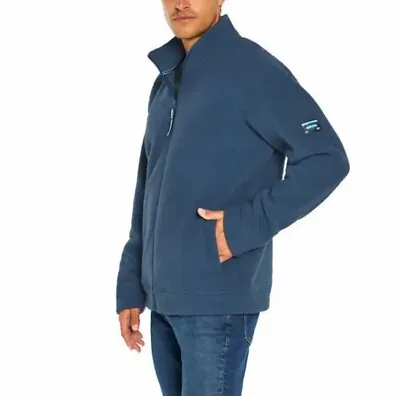Orvis Men’s Full Zip Fleece Jacket. Size Large Color Blue With Pockets. ￼ ￼ • $17.97