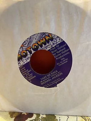 Michael Jackson: One Day In Your Life / Take Me Back 45 1975/Free Shipping • $7.77
