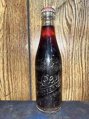 Full 6 1/2 Oz. Embossed 1930’s 10 2 4 Dr Pepper Soda Bottle Wilmington N.C. • $12.99