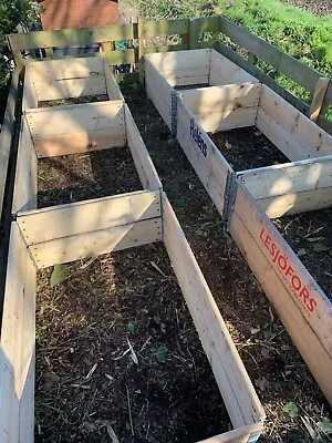 £15 • Buy 1200x800 Raised Beds Pallet Collars Heat Treated For Garden No Chemicals